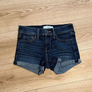 Abercrombie and Fitch Stretch Denim Blue Shorts